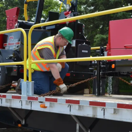 Flatbed Truck Mounted Guardrail