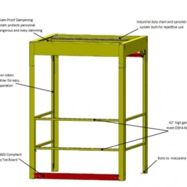 Mega Dual Mezzanine Safety Gate