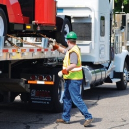 Flatbed Truck Mounted Guardrail