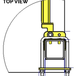 Pallet Rack Gate - Interior Hinge Mount