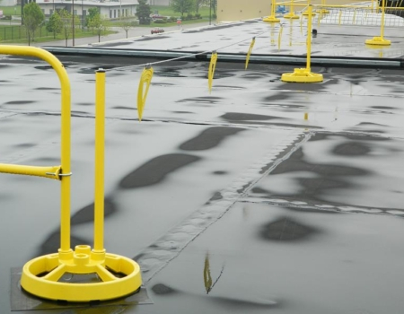 Non-penetrating Roof Warning Lines