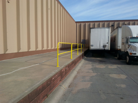 Fixed Mounted Guardrails with Bracket Mounts | CAI Safety Systems, Inc.