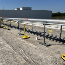 Non-penetrating Roof Warning Lines