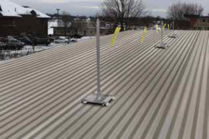 Fixed Roof Warning Lines - Corrugated Deck Kit