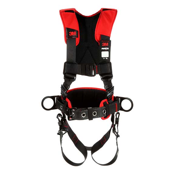 NS FlowTech Back & Side D-Rings Quick Connect Leg Straps Fall Protection Harness 