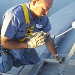 Ladder Cable Fall Arrest for Roof Hatch Ladder