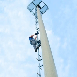 Ladder Cable Fall Arrest - Steel Pole
