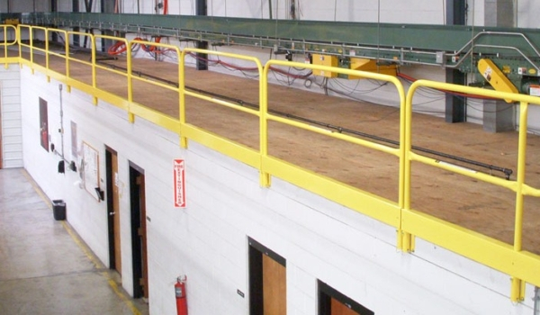 Fixed Mounted Guardrails with Brackets