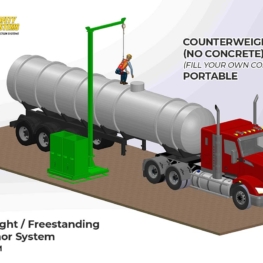 Counterweight & Freestanding Single Anchor - Counterweight Base – No Concrete M200