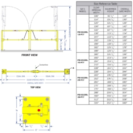 Split Opening Cantilever Gate