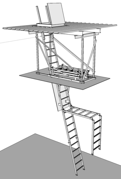 Top Folding Attic Ladder for Easy Access – CAI Safety Systems, Inc.