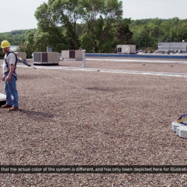 Non-penetrating Counterweight Roof Top Anchor