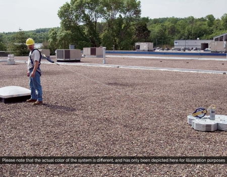 Non-penetrating Counterweight Roof Top Anchor