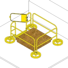 Roof Non-penetrating Hatch Guardrail