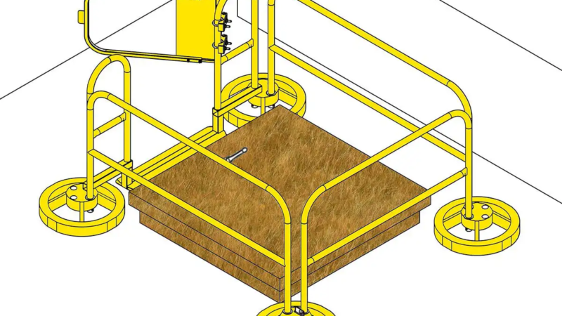 Roof Non-penetrating Hatch Guardrail