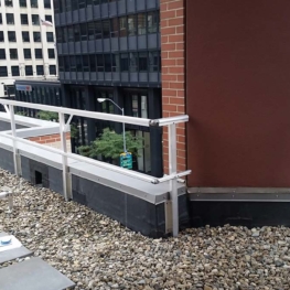 Aluminum Fixed Side Mounted Guardrails