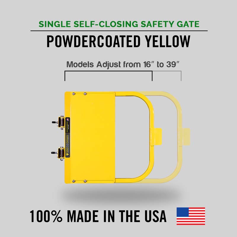 Single Self-Closing Safety Gate