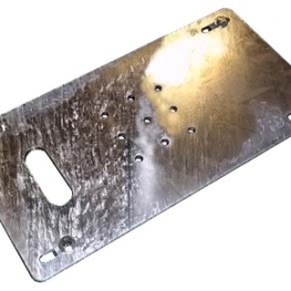 Steel Fixed Guardrails (Modular) - Metal Deck Base Plate