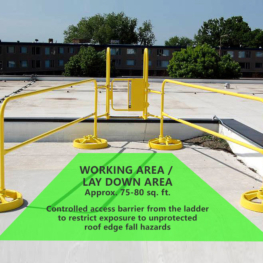 Gate & Guardrail Kit for Work Area