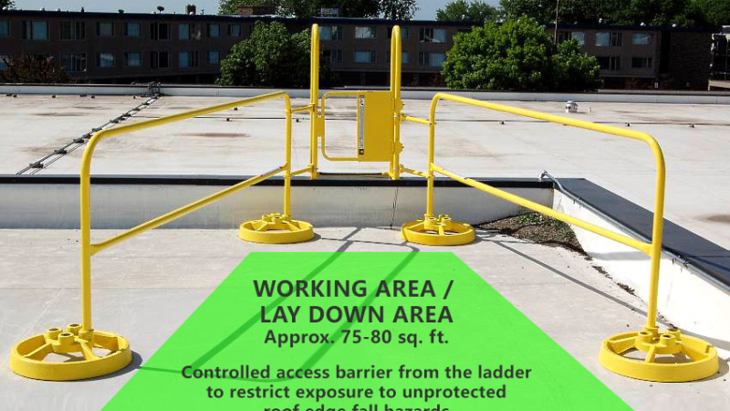 Gate & Guardrail Kit for Work Area