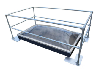 Non-penetrating Skylight Guardrail