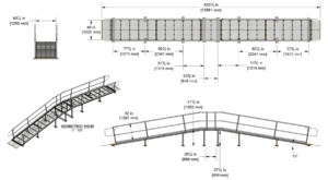 Crossover Walkway Ramp System - KBR1200.36-HK
