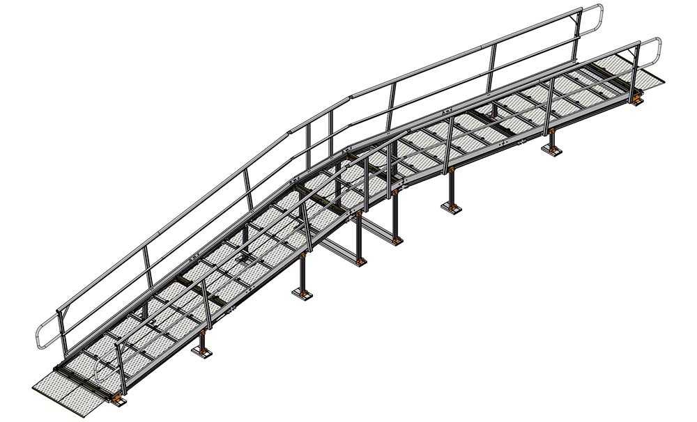 Crossover Walkway Ramp System