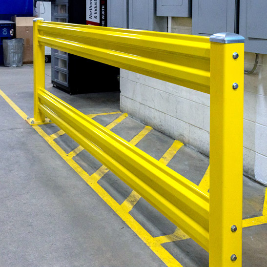 Forklift Rated Protective Guardrail