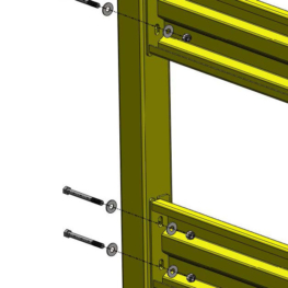 Forklift Rated Protective Guardrail