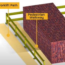 Forklift Rated Protective Guardrail