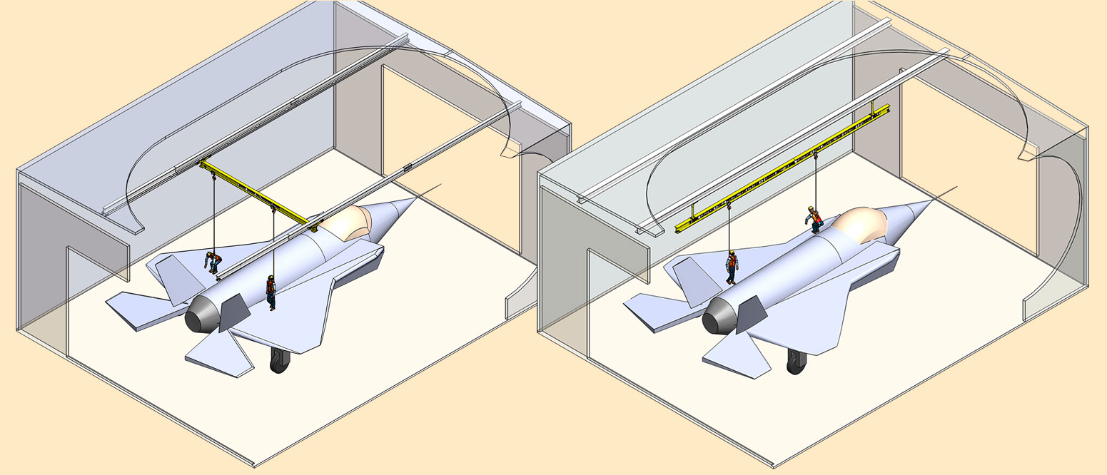 Aircraft Hangar Mounted Systems