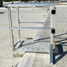 Fixed Vertical Ladder with Parapet Platform