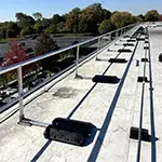 Aluminum Non-penetrating Weighted Base Guardrails