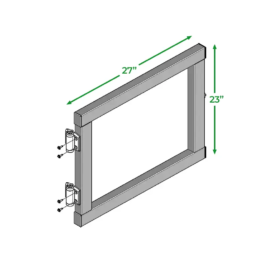 Self-closing Safety Gate - Fixed 27in. x 23in. – CAI Safety